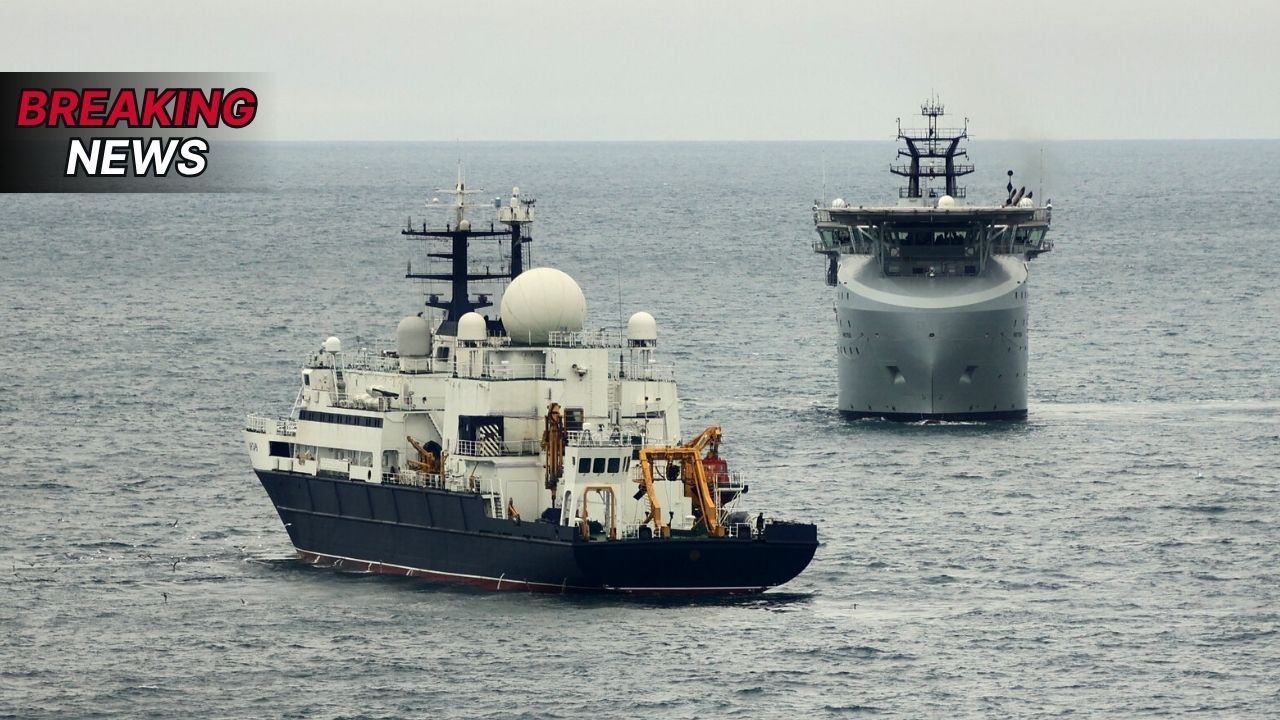 UK Warns Russia As Spy Ship Targets RAF Pilots With Lasers, Military Options On Standby